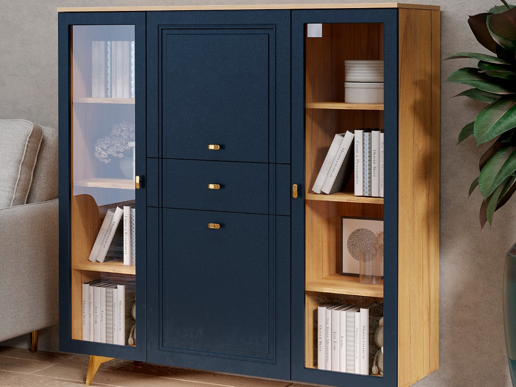 Пенал низкий (2 стекл)   