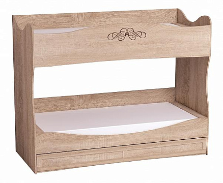 Кровать двухъярусная 90