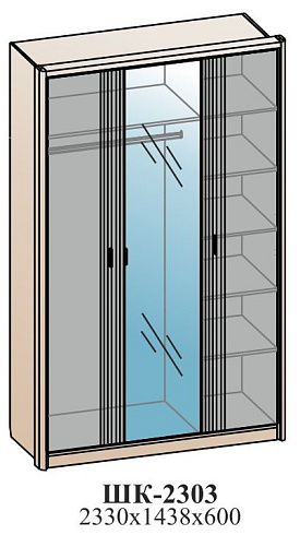 Шкаф для одежды   ШК-2303