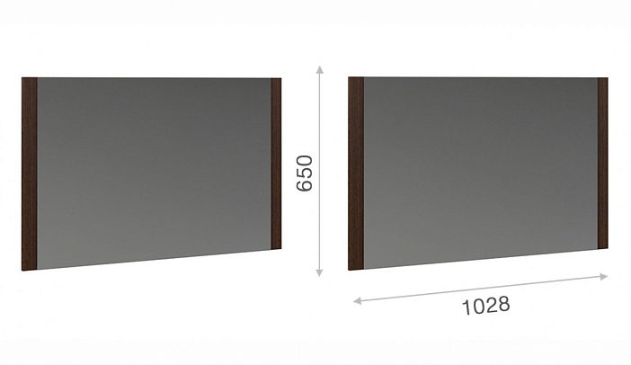 Зеркало Венге   