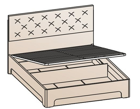 Кровать с подъемным механизмом 1400 КРП-1202