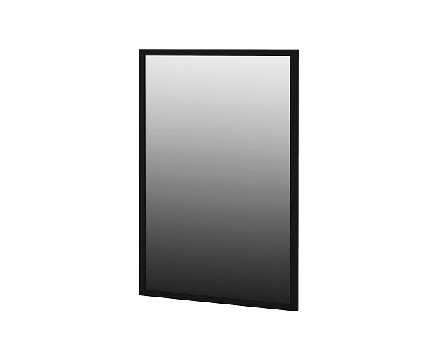 Зеркало навесное (профиль чёрный)   МН-042-15