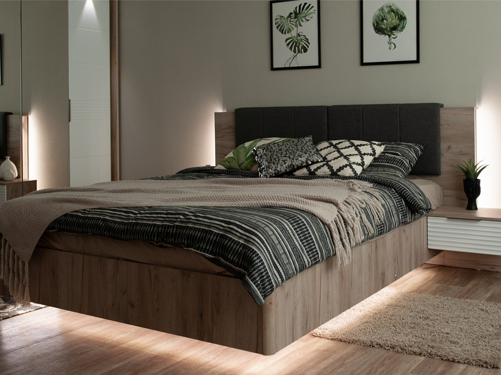 Кровать МИ 180х200 без ламелей   