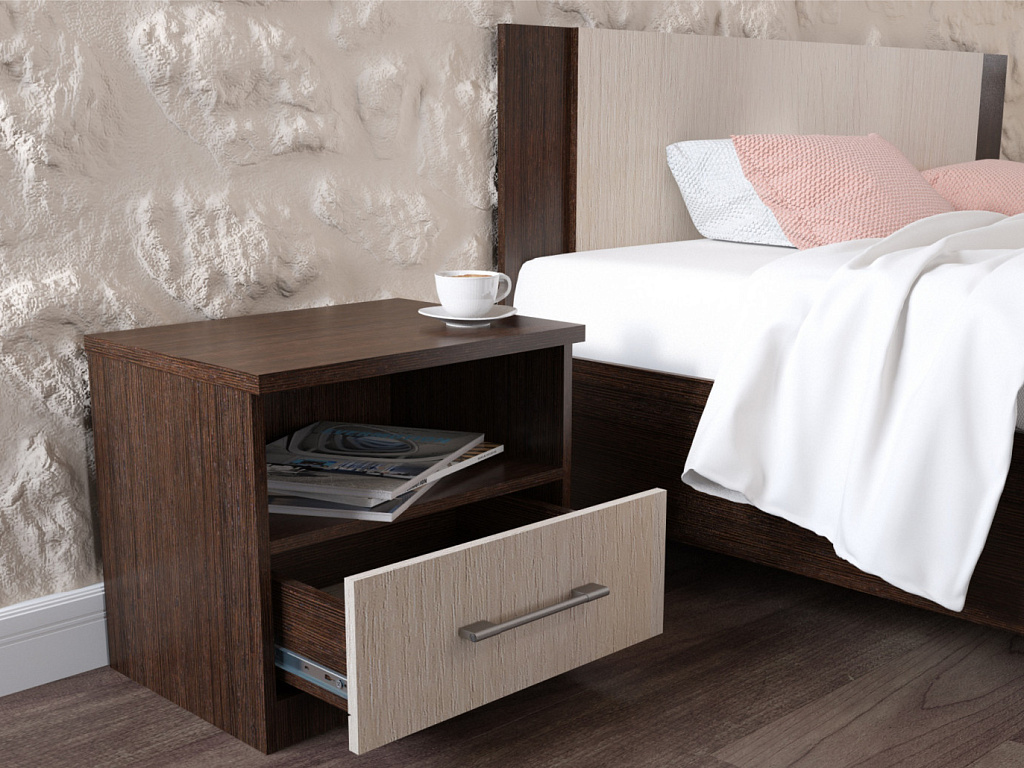 Тумбочка прикроватная (комплект 2шт)   