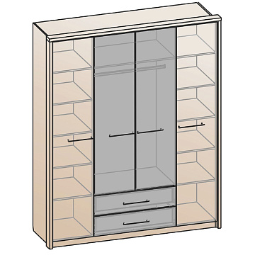 Шкаф для одежды ШК-1216