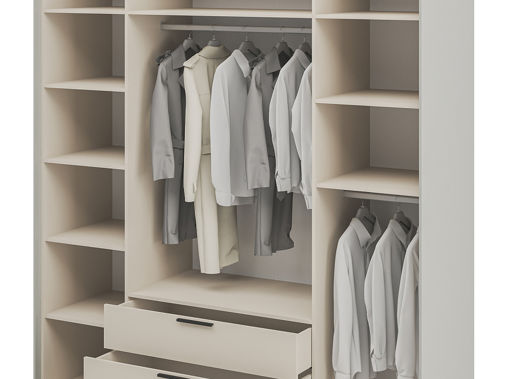 Шкаф для одежды   МН-048-14-Ц2