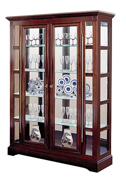Шкаф с витриной ММ-174-02