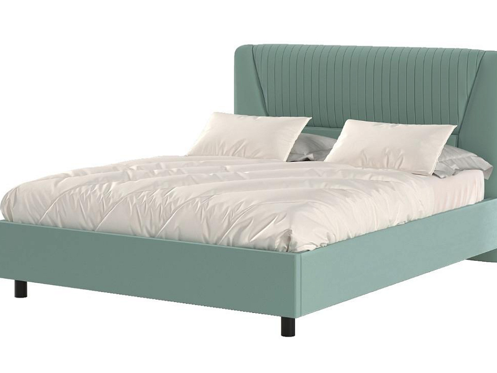 Кровать 11М2 с подъемным механизмом 1400 Микровелюр Mineral   