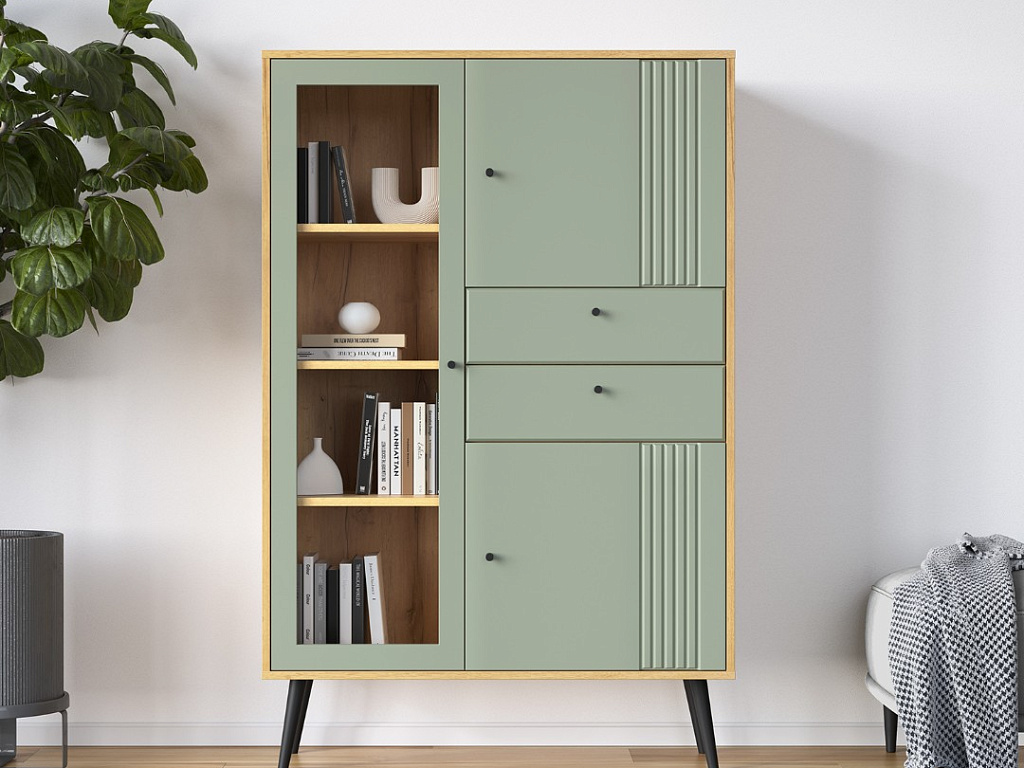 Пенал низкий (1 стекл)   