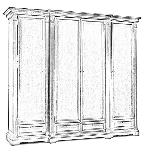 Шкаф для одежды   ГМ 5924