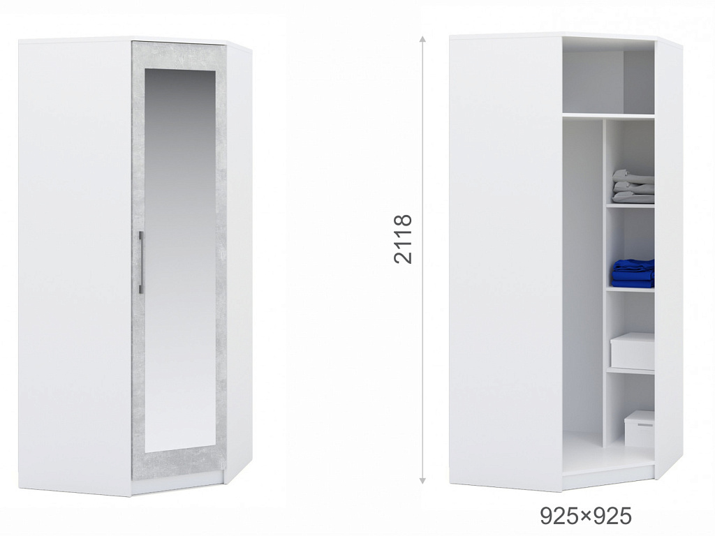 Шкаф угловой   