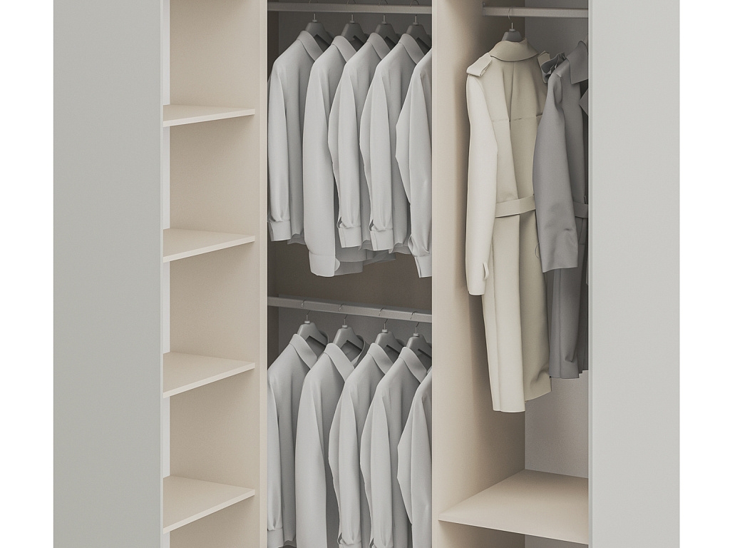 Шкаф для одежды    МН-048-15-Ц2