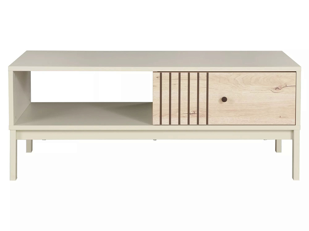 Стол журнальный SIGNAL FROST L5 дуб альпийский/белый 100/50/40   FROSTL5