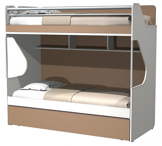 Кровать двухъярусная с доп. сп. местом   4