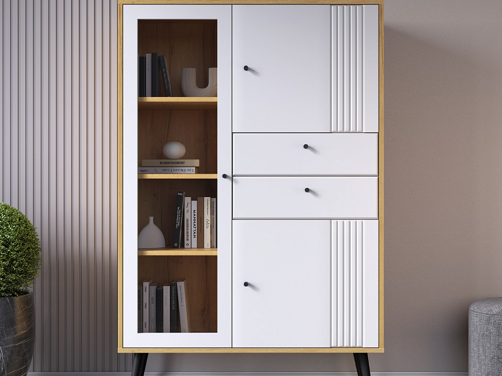 Пенал низкий (1 стекл)   