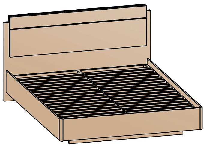 Кровать 120х200   КР-8-16-12