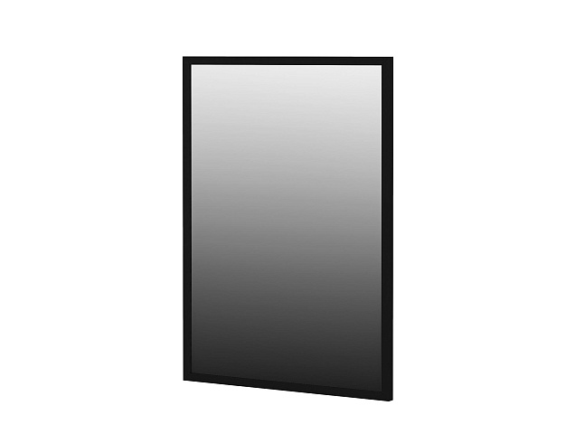 Зеркало навесное (профиль чёрный)   МН-042-15