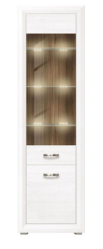 Шкаф с подсветкой  Malta REG1W1D/90