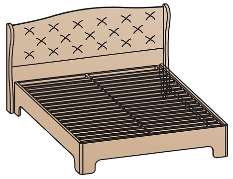 Кровать 160х200 КР-1703